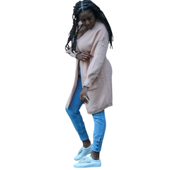 Blush Pearl Cardigan Sweater Duster