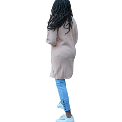 Blush Pearl Cardigan Sweater Duster