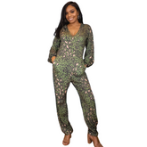 Twisted Camo Jumpsuit