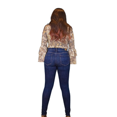 Tie Dye Leopard Print Bodysuit