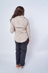 Waffle Knit Wonder Long-Sleeved Top