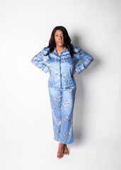 Floral 2-Piece Pants Set