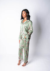 Floral 2-Piece Pants Set