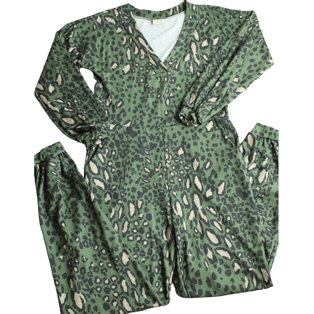 Twisted Camo Jumpsuit
